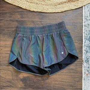 Flexliving Holographic Shorts, Size Small